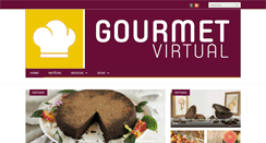 Desktop Screenshot of gourmetvirtual.com.br